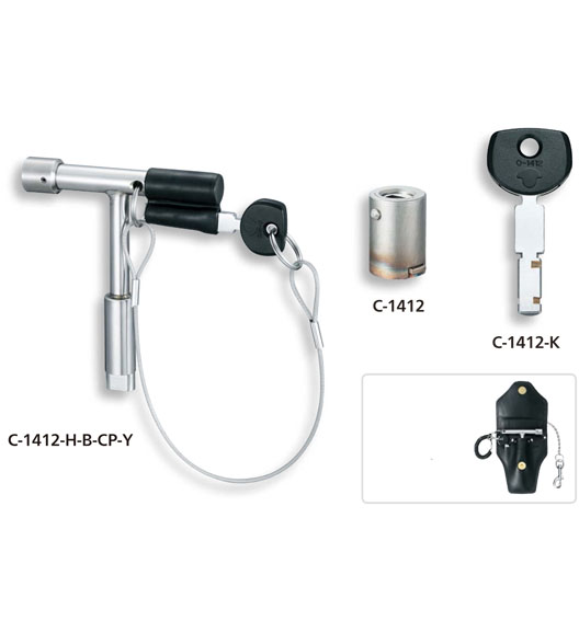 边柱式圆盘锁
